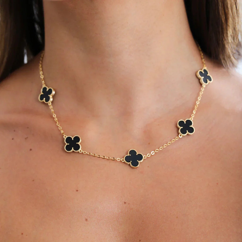 Kit Choker + Brinco 5 Trevos Virginia