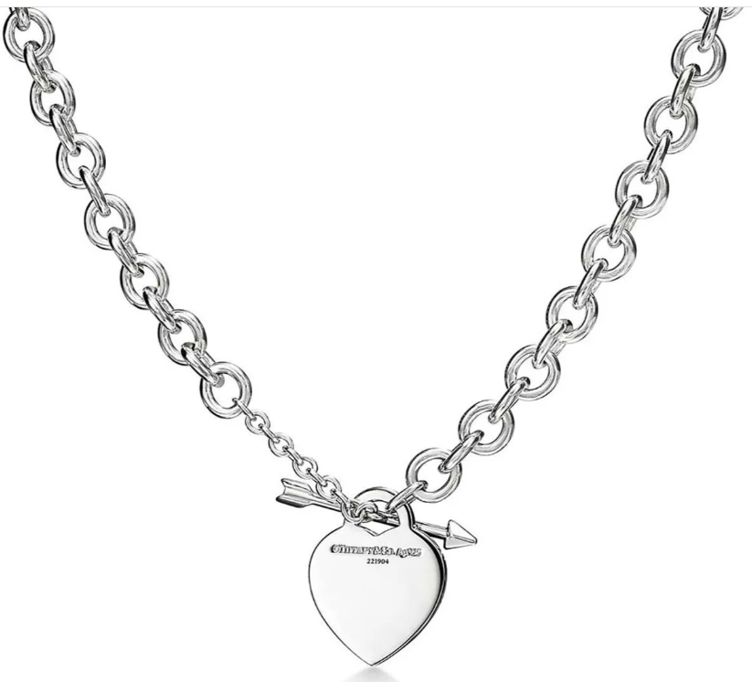 Colar Tiff Coração e Flecha