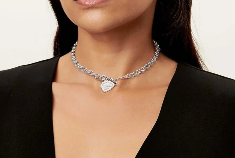 Colar Tiff Coração e Flecha