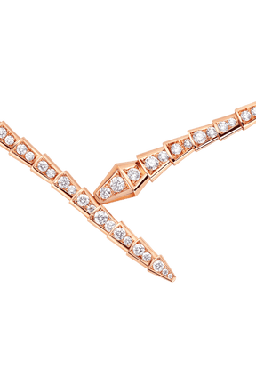 Colar BV serpente cravejado