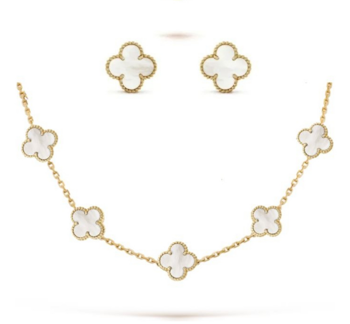 Kit Choker + Brinco 5 Trevos Virginia