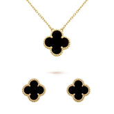 Conjunto Colar & Brinco 1 Trevo