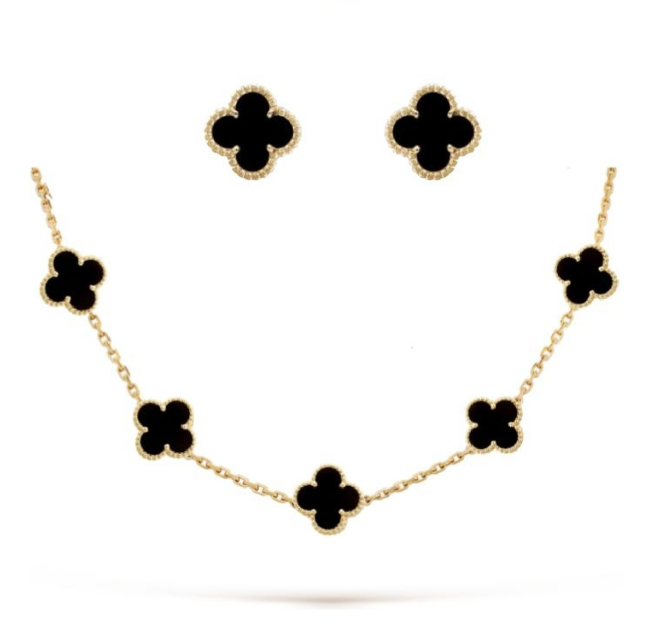 Kit Choker + Brinco 5 Trevos Virginia