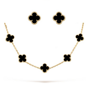 Kit Choker + Brinco 5 Trevos Virginia