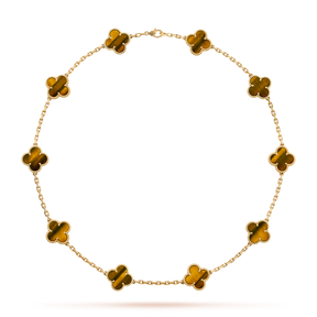 COLAR VINTAGE ALHAMBRA 10 TREVOS - BROWN