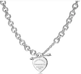 Colar Tiff Coração e Flecha