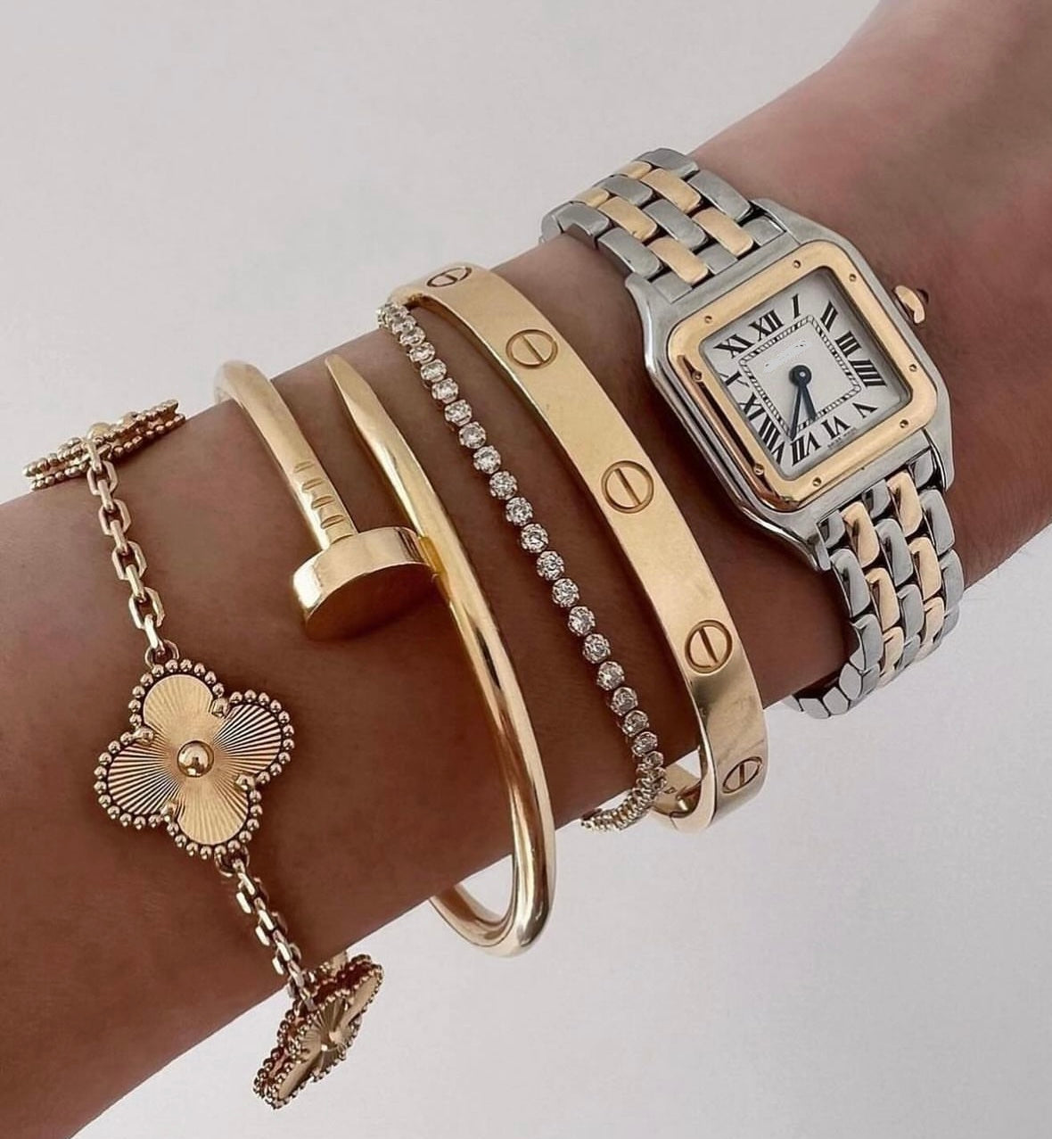 Mix Pulseiras Inspiração Alta Joalheria