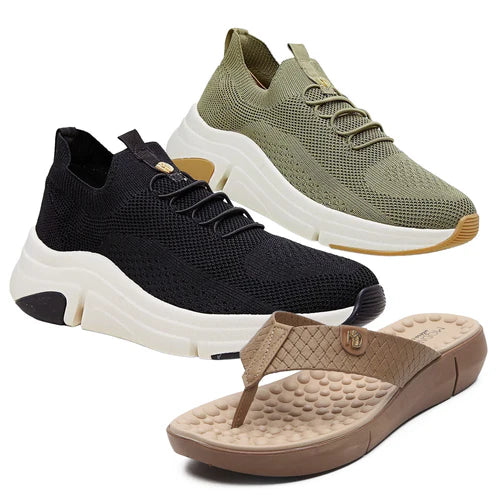 Tênis Ortopédico + Chinelo Massageador [Mega Oferta]